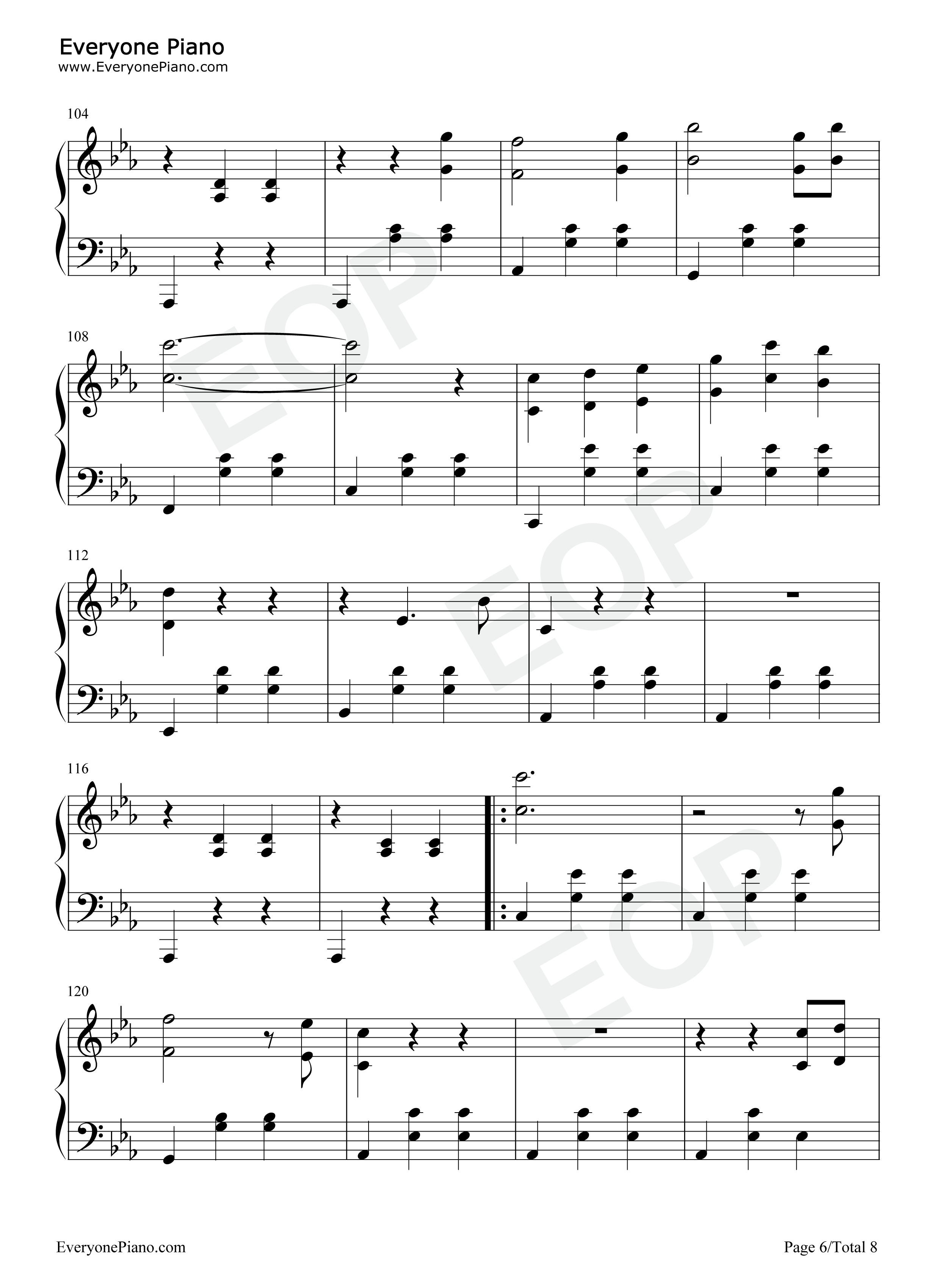 I Wanted to Leave-SYML五线谱预览6